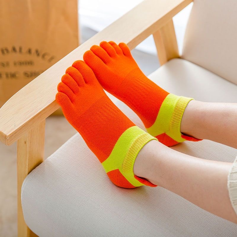 5 Pairs Women Five Toe Socks S - Ankle Sock Low Cut 评论和价格